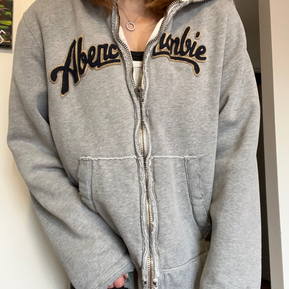 Vintage Abercrombie zip up. Size XXL